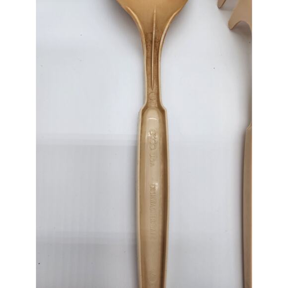 ECKO Vintage Almond Made in USA Set of 3 Serving Pieces - Picture 3 of 7